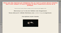 Desktop Screenshot of aikido-argenteuil.com